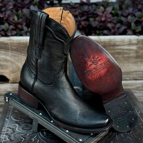 Kit Bota Montês 100% em Couro Legítimo Bovino +BRINDES: Cinto, Chapéu e Porta Carteira
