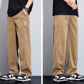 [Leve 3 Pague 2] Calça Masculina Axel em Seda Gelo e Poliéster (Estilo Imponente e Moderno!)