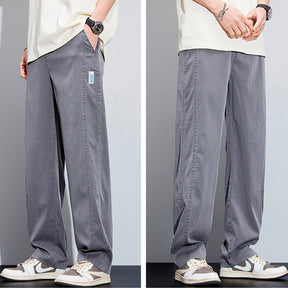 [Leve 3 Pague 2] Calça Masculina Axel em Seda Gelo e Poliéster (Estilo Imponente e Moderno!)