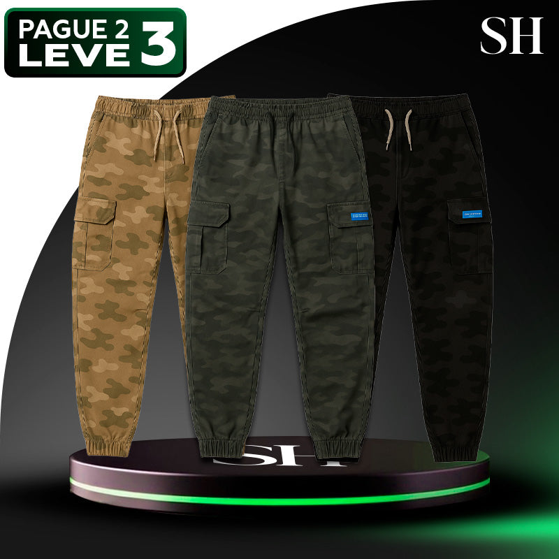 [Leve 3 Pague 2] Calça Militar Titan em Tecido RipStop e Poliéster (Qualidade e Robustez Para Encarar de Tudo!)