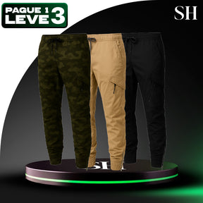 [Leve 3 Pague 2] Calça Militar Falcon em Tecido RipStop e Poliéster (Para o Homem Que Encara de Tudo Sem Frescurinha!)