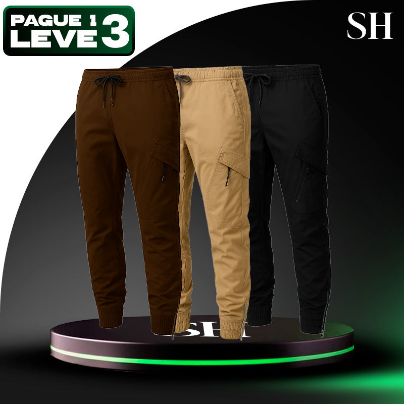 [Leve 3 Pague 2] Calça Militar Falcon em Tecido RipStop e Poliéster (Para o Homem Que Encara de Tudo Sem Frescurinha!)