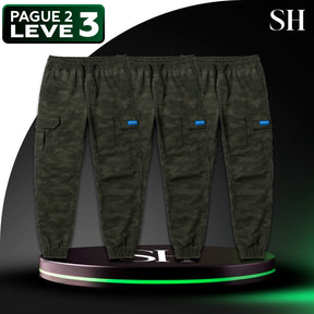 [Leve 3 Pague 2] Calça Militar Titan em Tecido RipStop e Poliéster (Qualidade e Robustez Para Encarar de Tudo!)