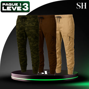 [Leve 3 Pague 2] Calça Militar Falcon em Tecido RipStop e Poliéster (Para o Homem Que Encara de Tudo Sem Frescurinha!)