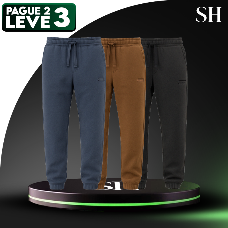 [Leve 3 Pague 2] Calça Masculina Iron em Algodão e Poliéster (Conforto e Estilo Para o Dia a Dia!)