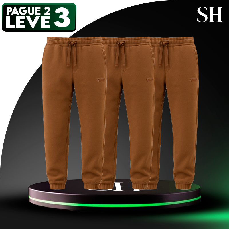 [Leve 3 Pague 2] Calça Masculina Iron em Algodão e Poliéster (Conforto e Estilo Para o Dia a Dia!)