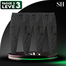 [Leve 3 Pague 2] Calça Militar Soldier em Tecido RipStop e Poliéster (Qualidade e Robustez Para Encarar de Tudo!)