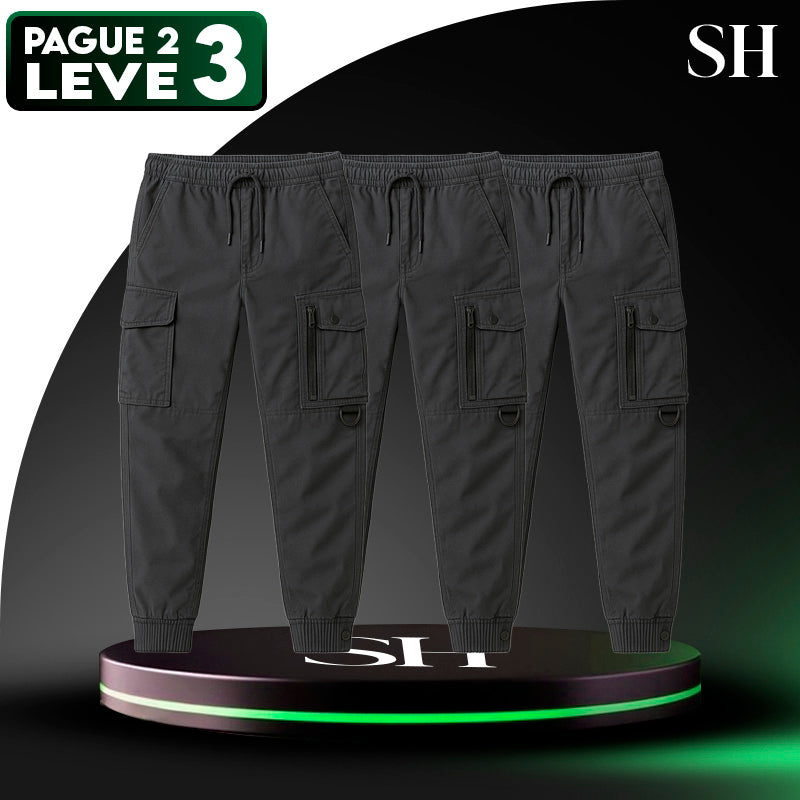 [Leve 3 Pague 2] Calça Militar Soldier em Tecido RipStop e Poliéster (Qualidade e Robustez Para Encarar de Tudo!)