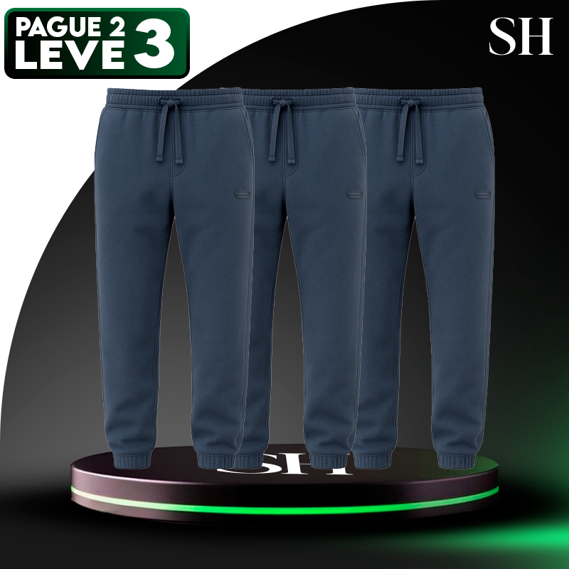 [Leve 3 Pague 2] Calça Masculina Iron em Algodão e Poliéster (Conforto e Estilo Para o Dia a Dia!)