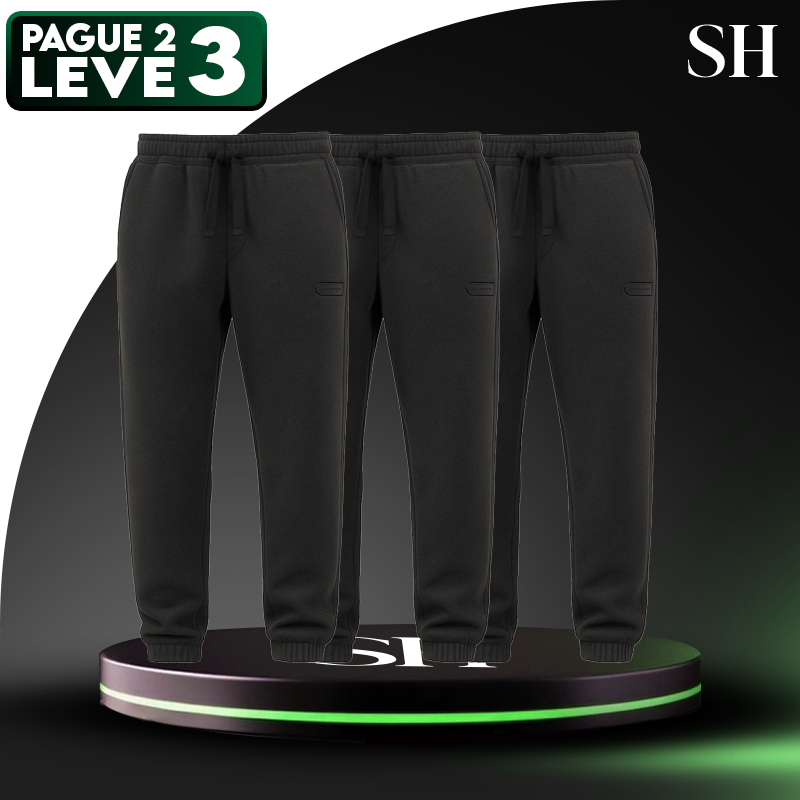 [Leve 3 Pague 2] Calça Masculina Iron em Algodão e Poliéster (Conforto e Estilo Para o Dia a Dia!)