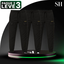 [Leve 3 Pague 2] Calça Militar Bravo em Tecido RipStop e Poliéster (Qualidade e Robustez Para Encarar de Tudo!)